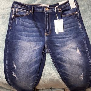 Dark wash, High Rise, Skinny Jeans